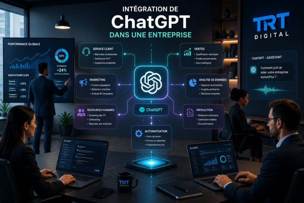 l'intégration de ChatGPT dans une entreprise